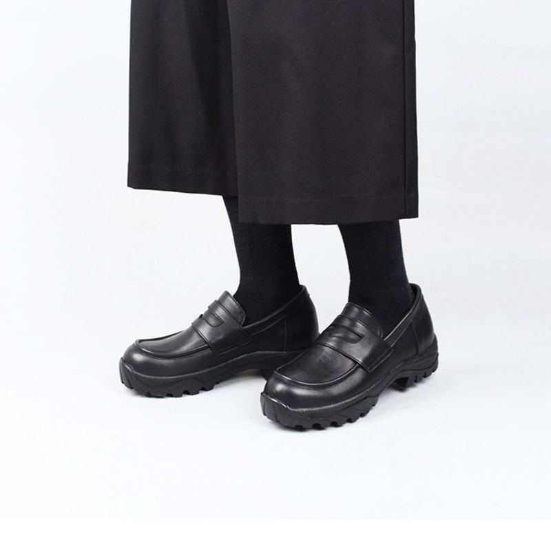 DAVID STONE LEATHER LOAFER (track vibram edition)