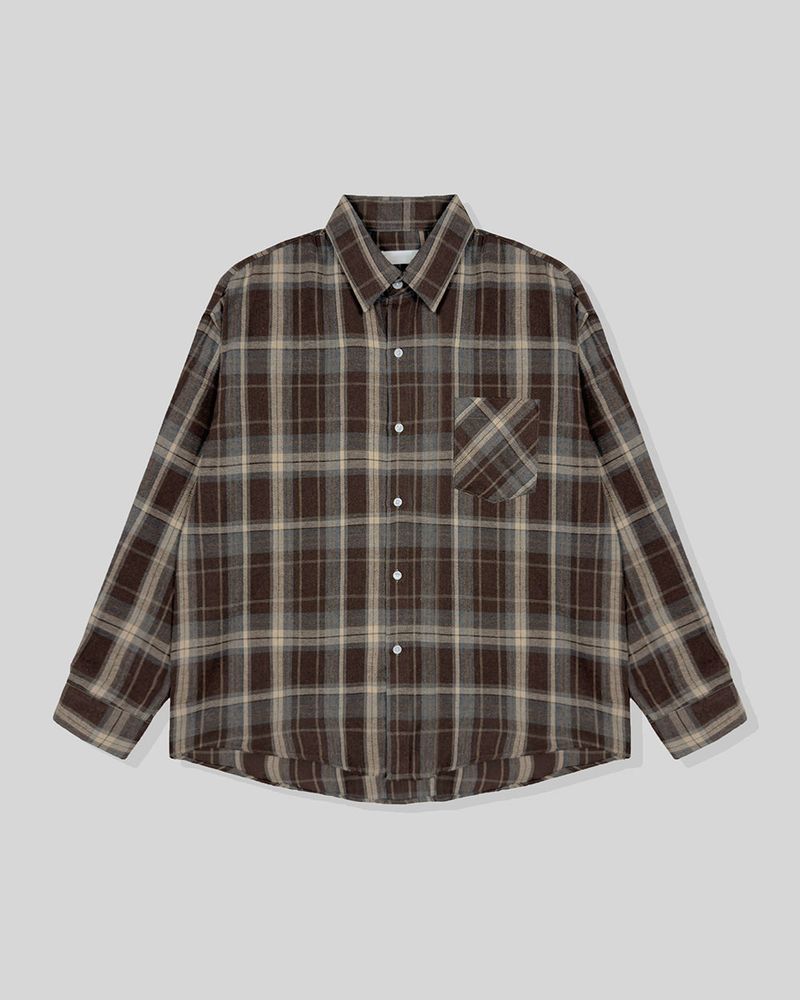 Antique Oversized Check Shirt