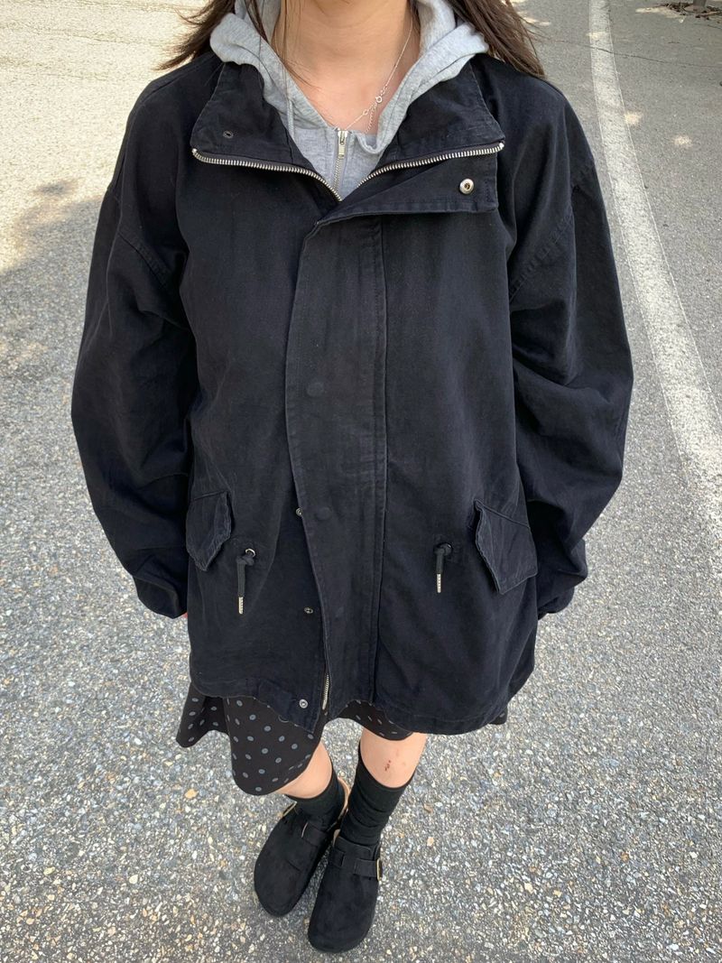 Vintage Washed Field Jacket Jumper (3c)