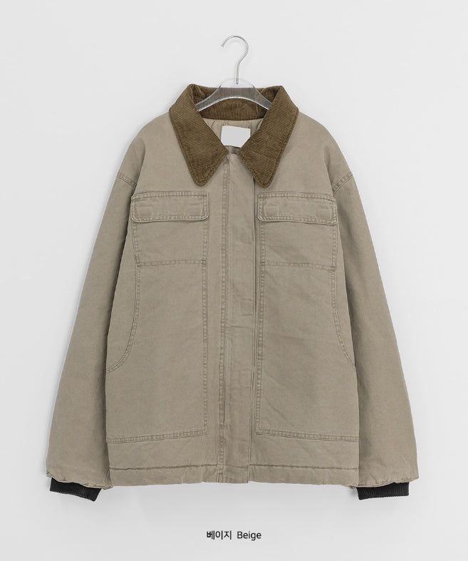 Shoji 3oz Washing Collar Quilted Jacket