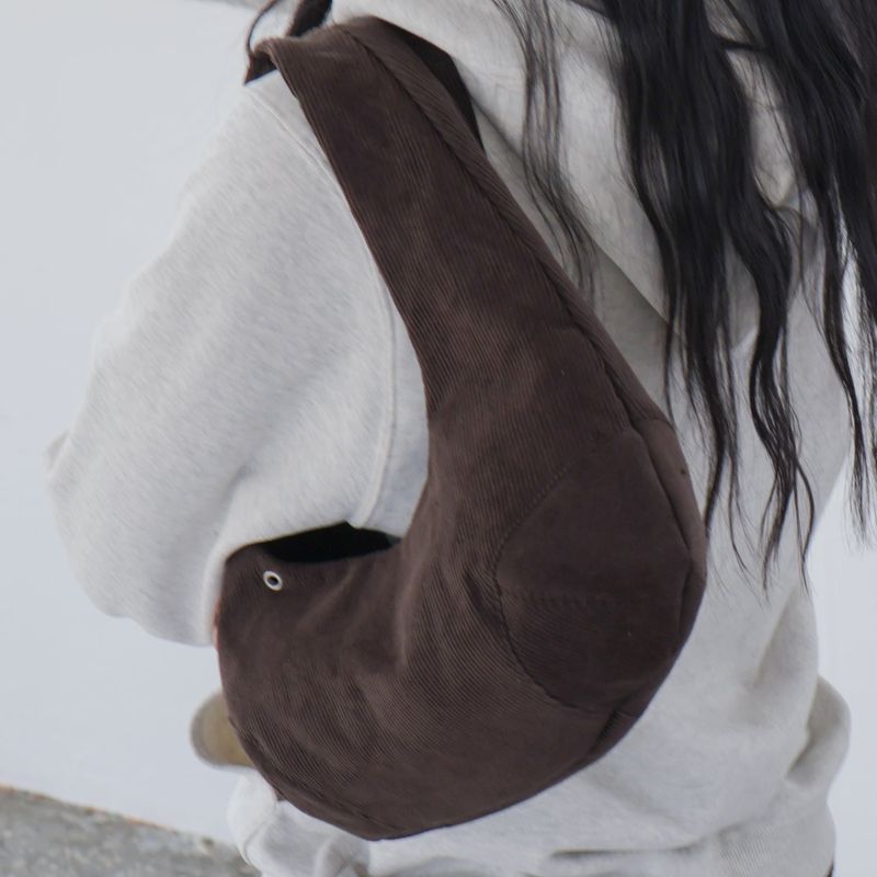 Small baseball bag_brown corduroy