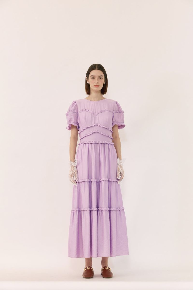 Frill can-can dress
