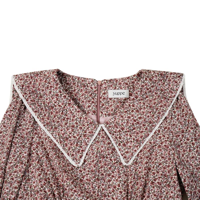 ビッグカラーワンピース / BIG COLLAR ONEPIECE_PINK