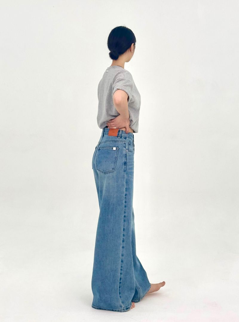 ur.fit(オールフィット)の「WIDE REGULAR DENIM PANTS code 25002(Pants)」