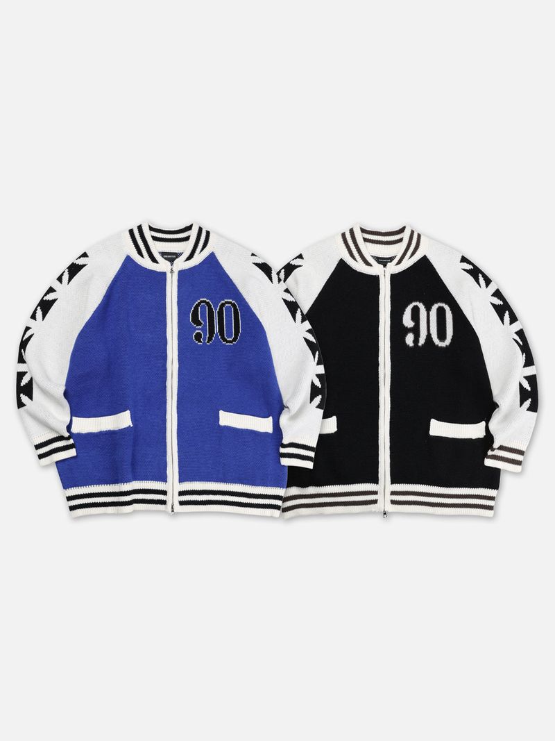 Neo Knitted Zip Jacket (2color)