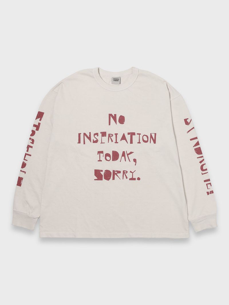 stockholm syndrome（ストックホルムシンドローム）の「SORRY LS TEE PIGMENT DYED - IVORY（Tops）」