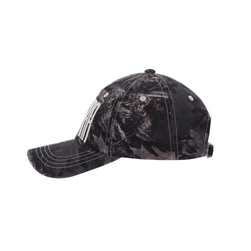 EEERRR Real tree camo pattern ball cap (Black)