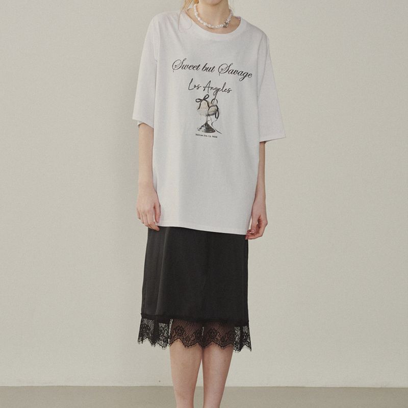 Gelato Graphic Oversized T-shirt