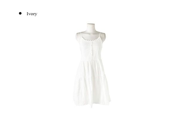 Charo Flower Punching Lace Bustier One Piece