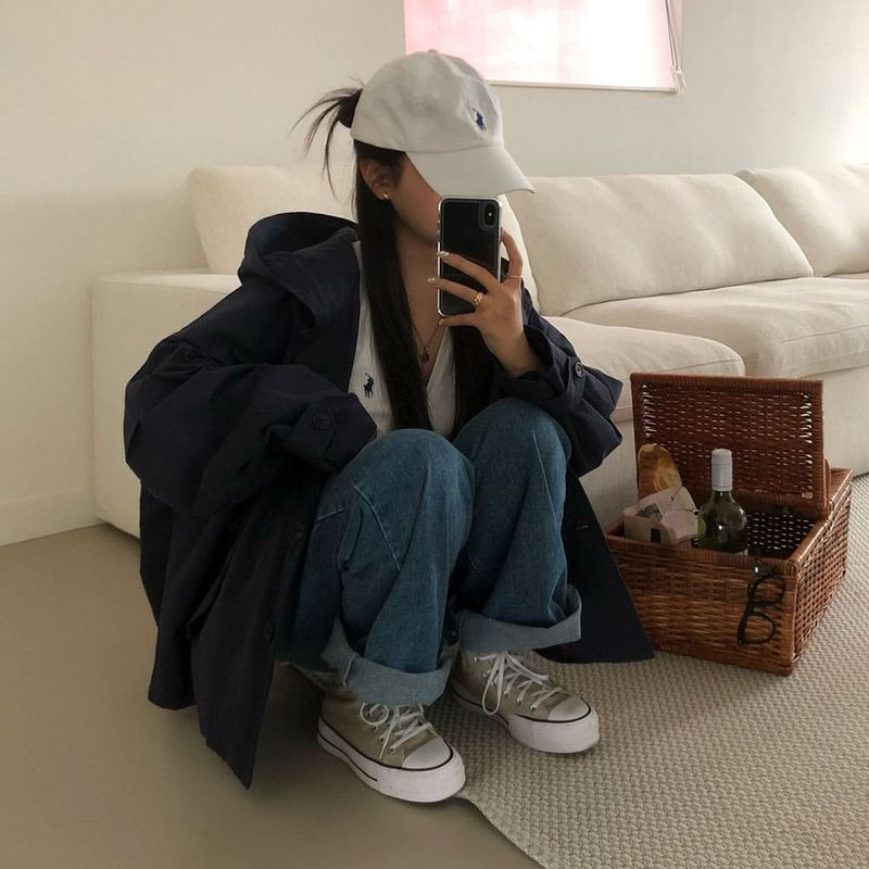 [BELLIDE MADE] half Trench jacket