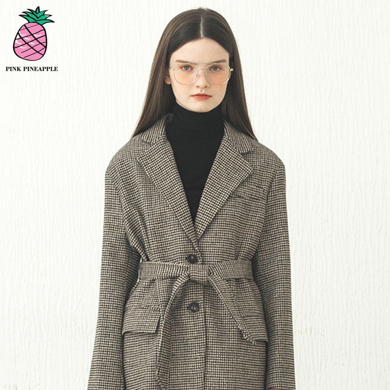 PINK PINEAPPLE（ピンクパイナップル）の「RETRO CHECK JACKET（Jackets/Outerwear）」