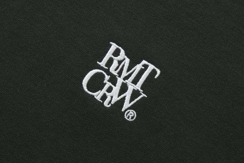 RECENT LOGO LONG SLEEVE_CHARCOAL