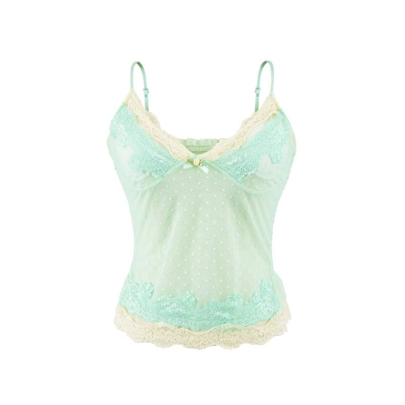 Mirel Heart Mesh Top