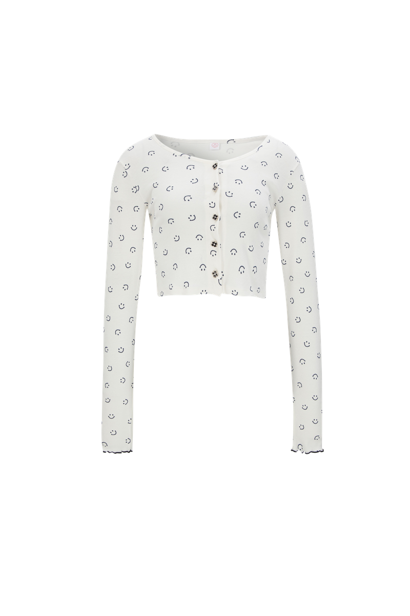 smile cardigan ivory