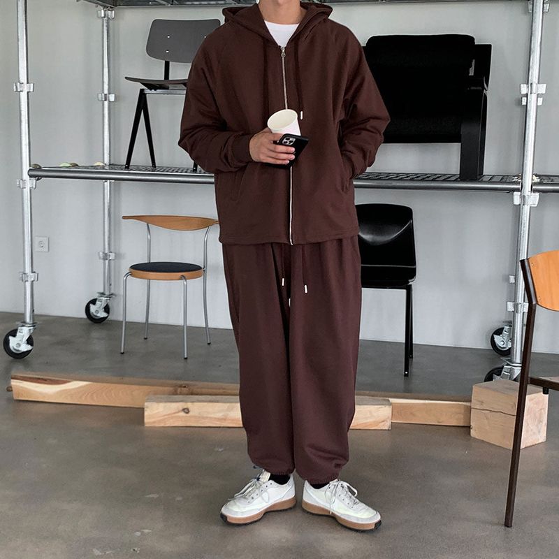 ASCLO Heavy Crop Hood Zip Up (3color)