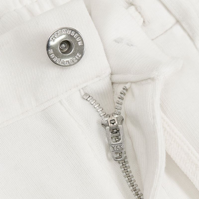 UTILITY POCKET WIDE SWEAT PANTS (WHITE)