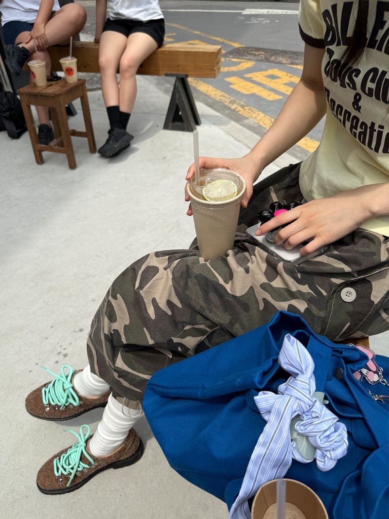 camo bermuda cargo pants