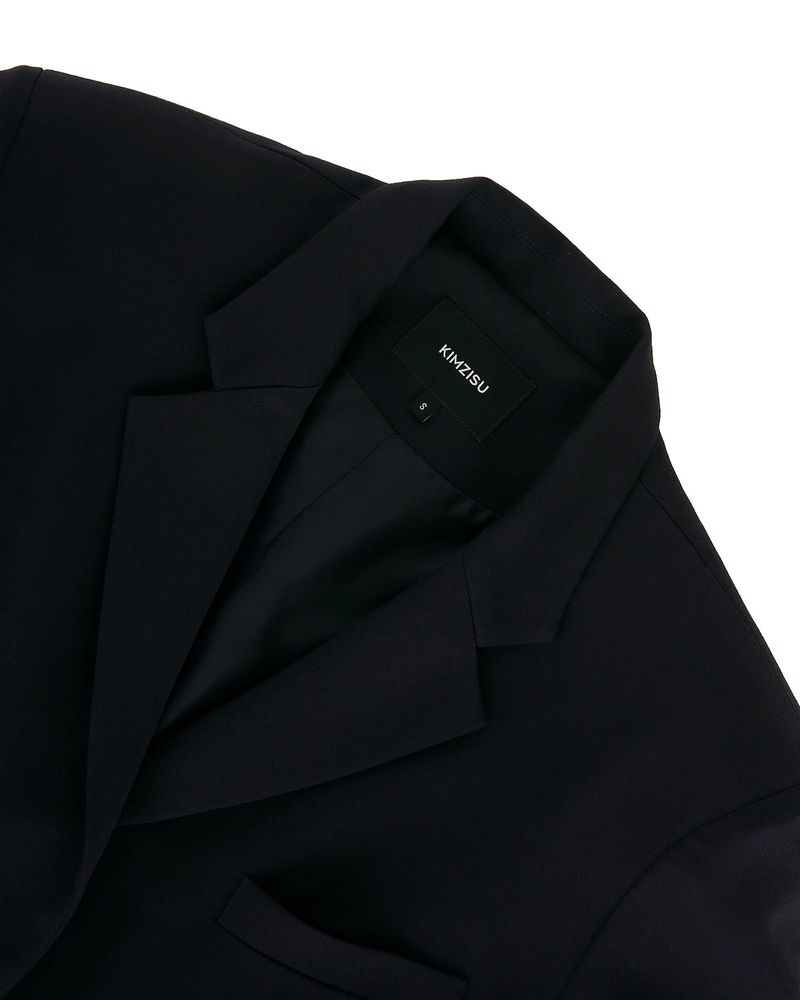 DOZI - Pinched Tailored Jacket _ Dark Navy