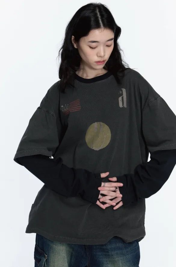 26FW★ Smile Layered Long Sleeve