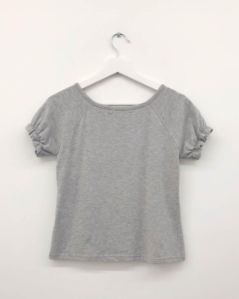 Bubble frill T-shirt (3color)