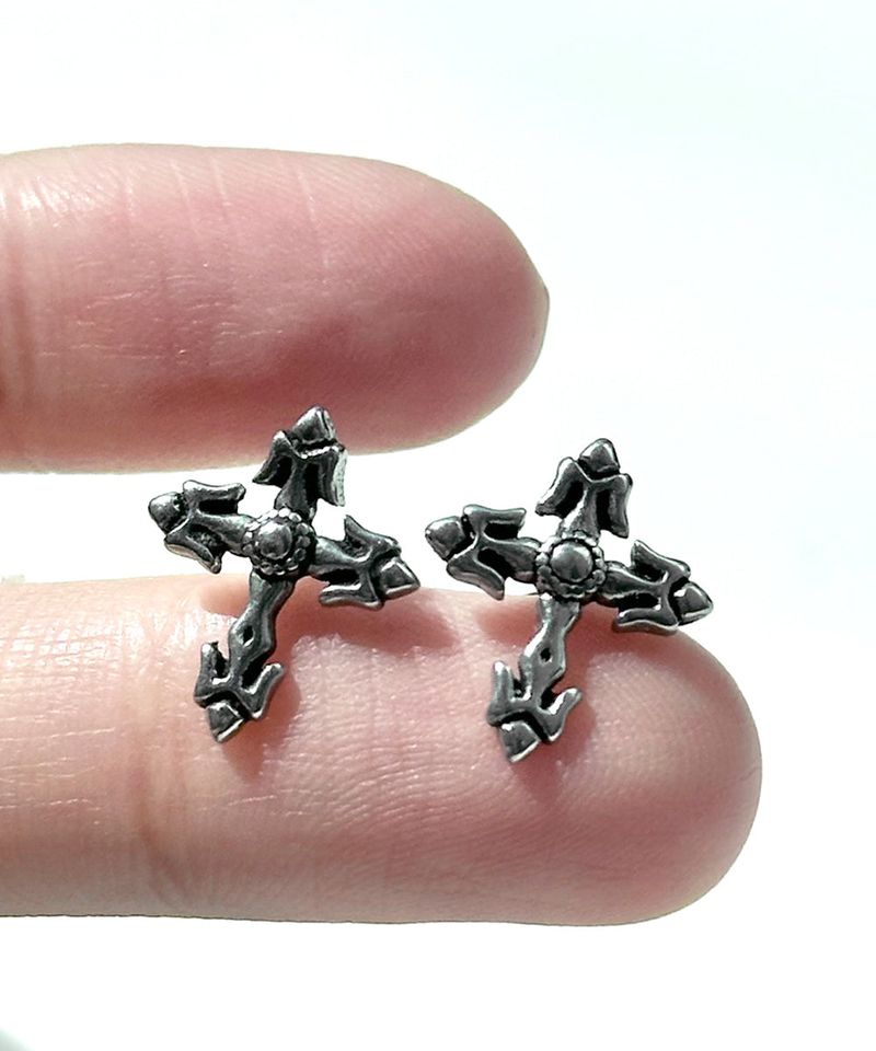 CROSS SHIELD Piercing 2PCS