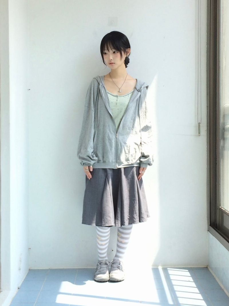 soft garden flare skirt