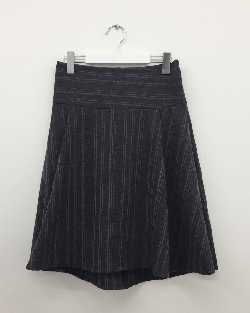 Label Midi Skirt (2color)