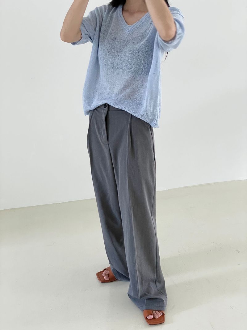 Gracie pintuck basic slacks