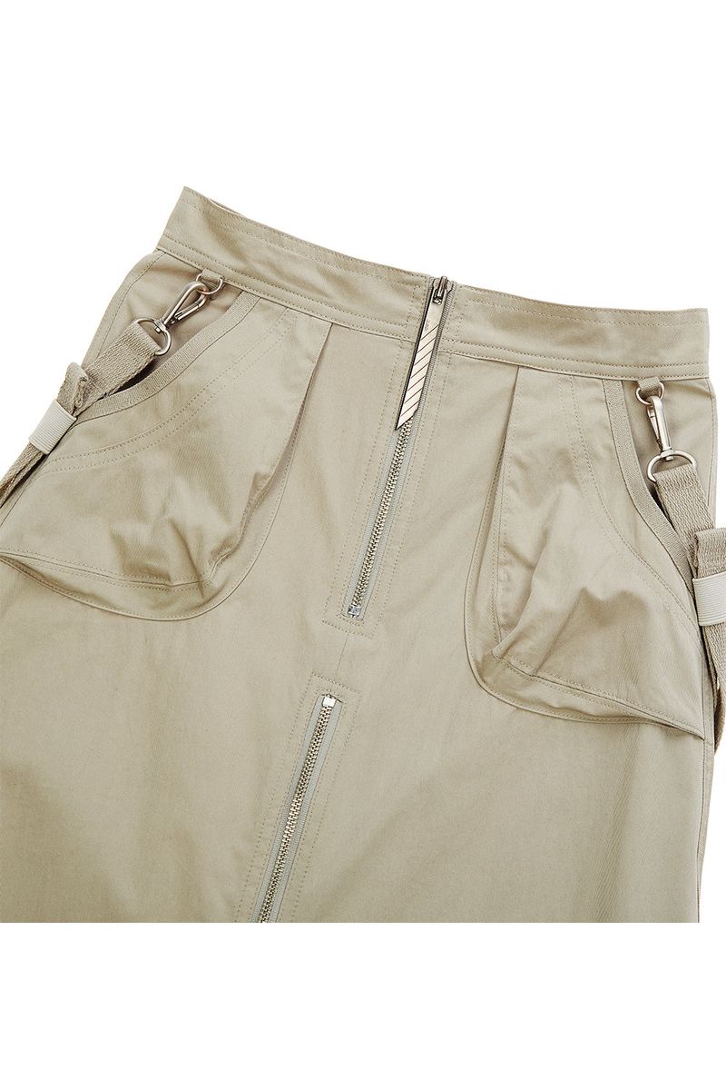 [23SS LSD COLLECTION] ﻿Cargo Zipper Skirt