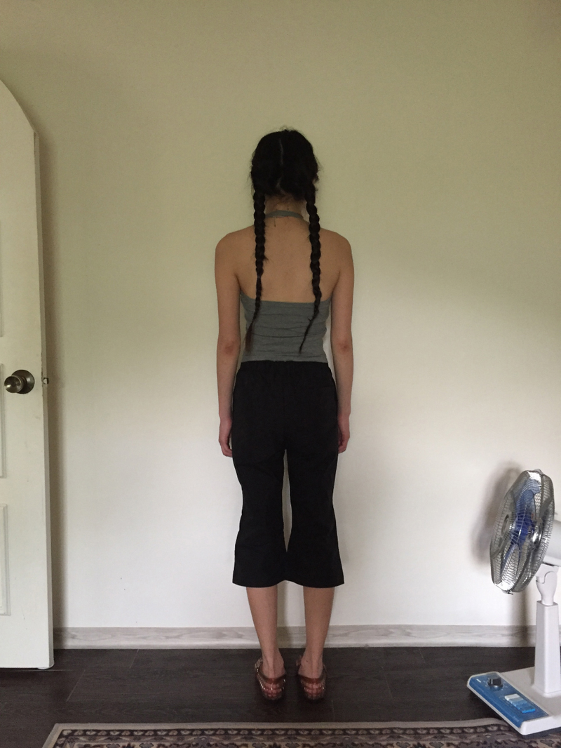 Linear Capri Pants (2color)