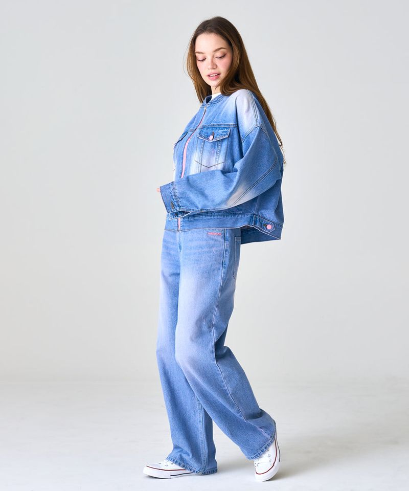 MP SOFT PINK DENIM PANTS