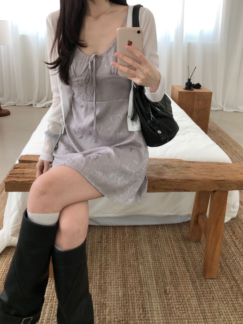 Soy V-neck see-through cardigan (4 colors)