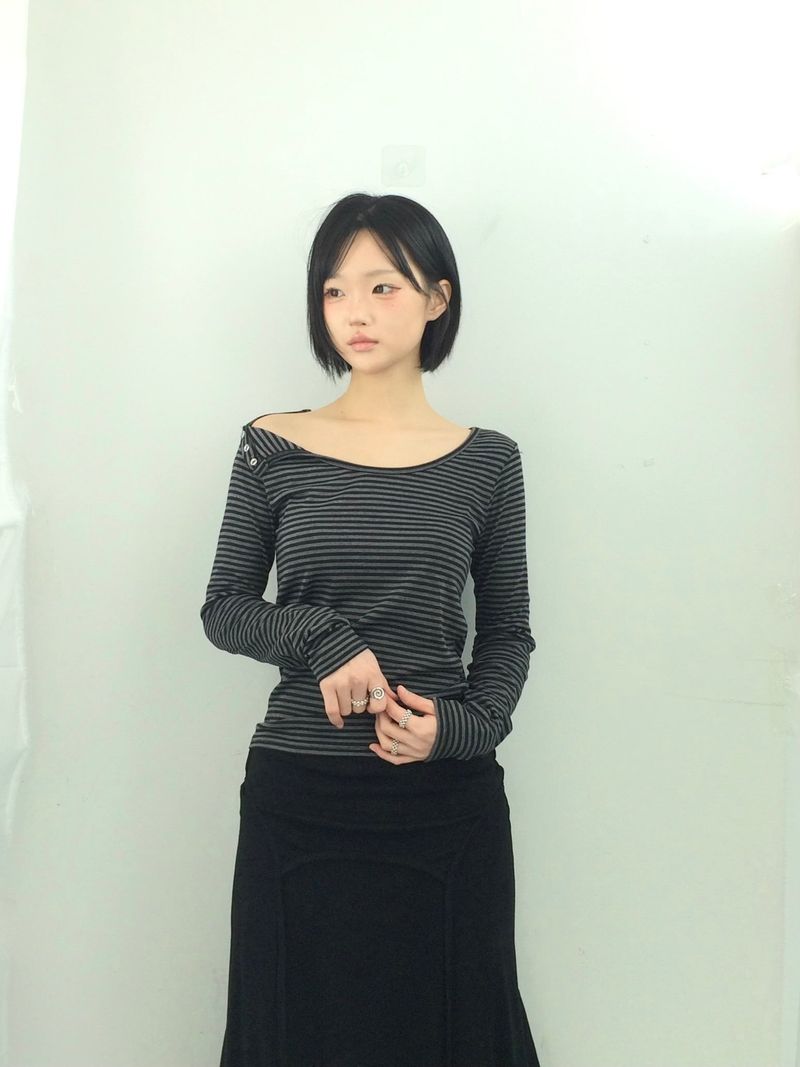 double-strap draped long dress