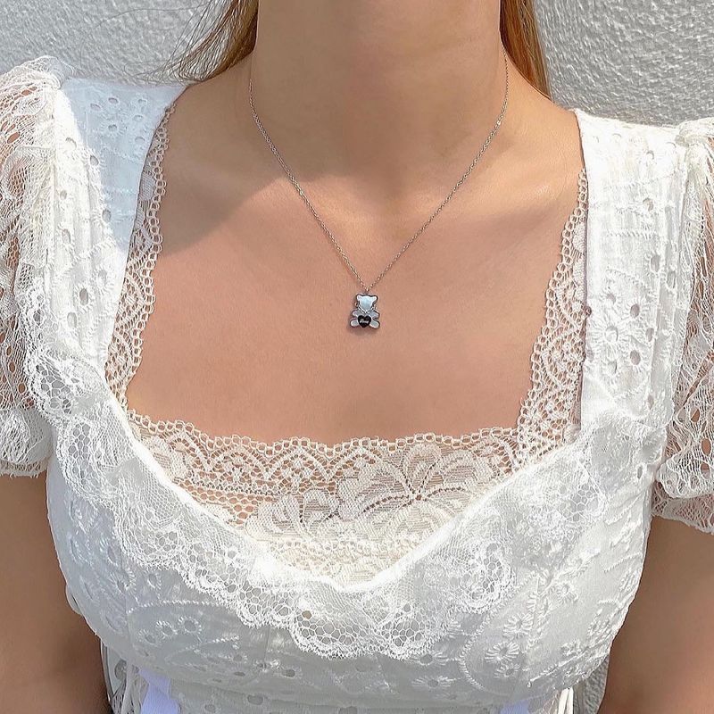 Luv in bear necklace