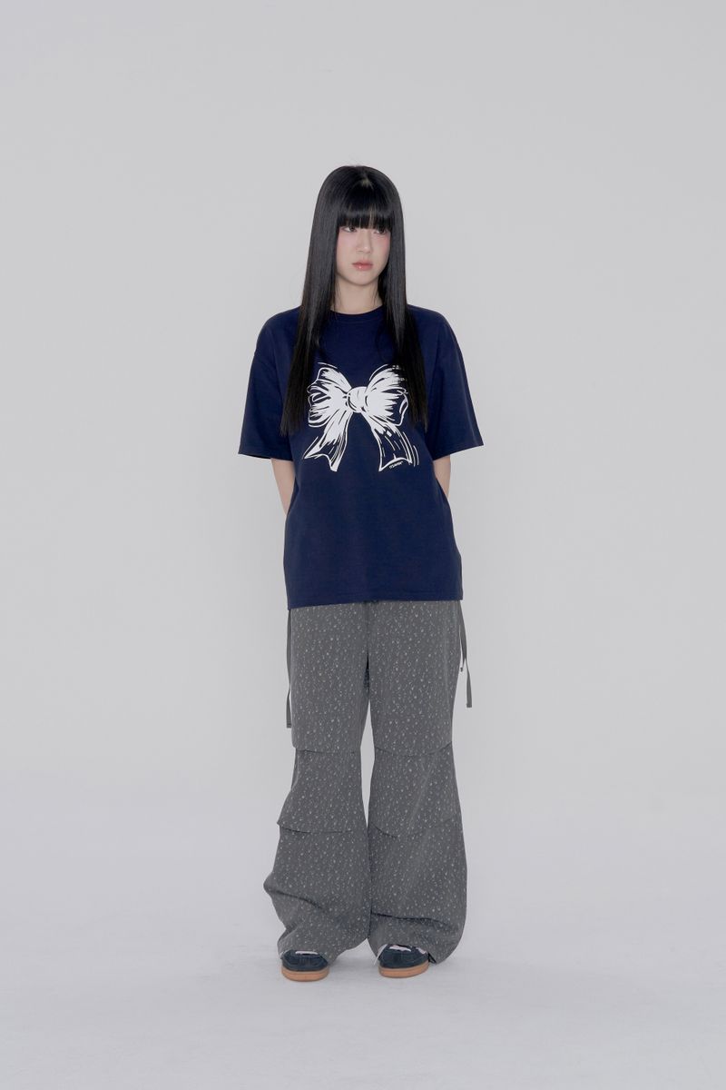 リボンロゴTシャツ