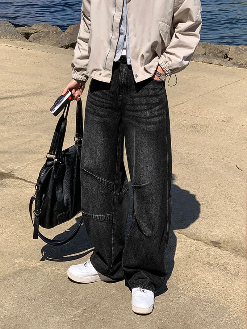lemenne（ルメンヌ）の「[1+1] LMN オールデイパネルドワイドデニムパンツ (7 colors)（パンツ）」