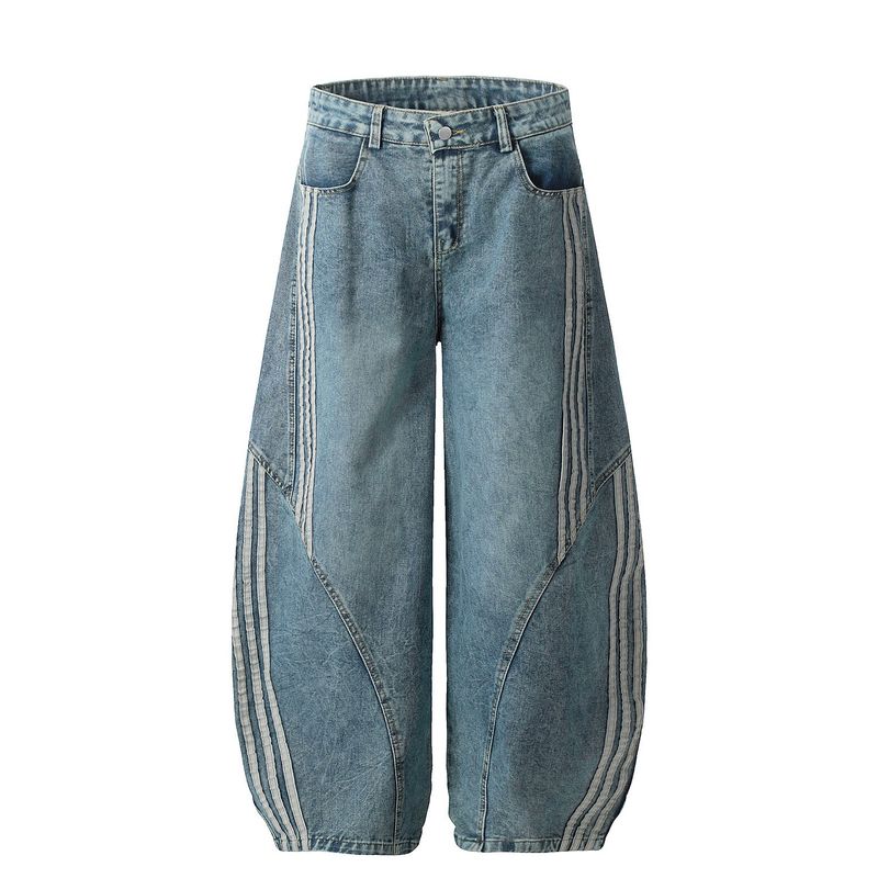 Zadie Stripe Barrel Pants