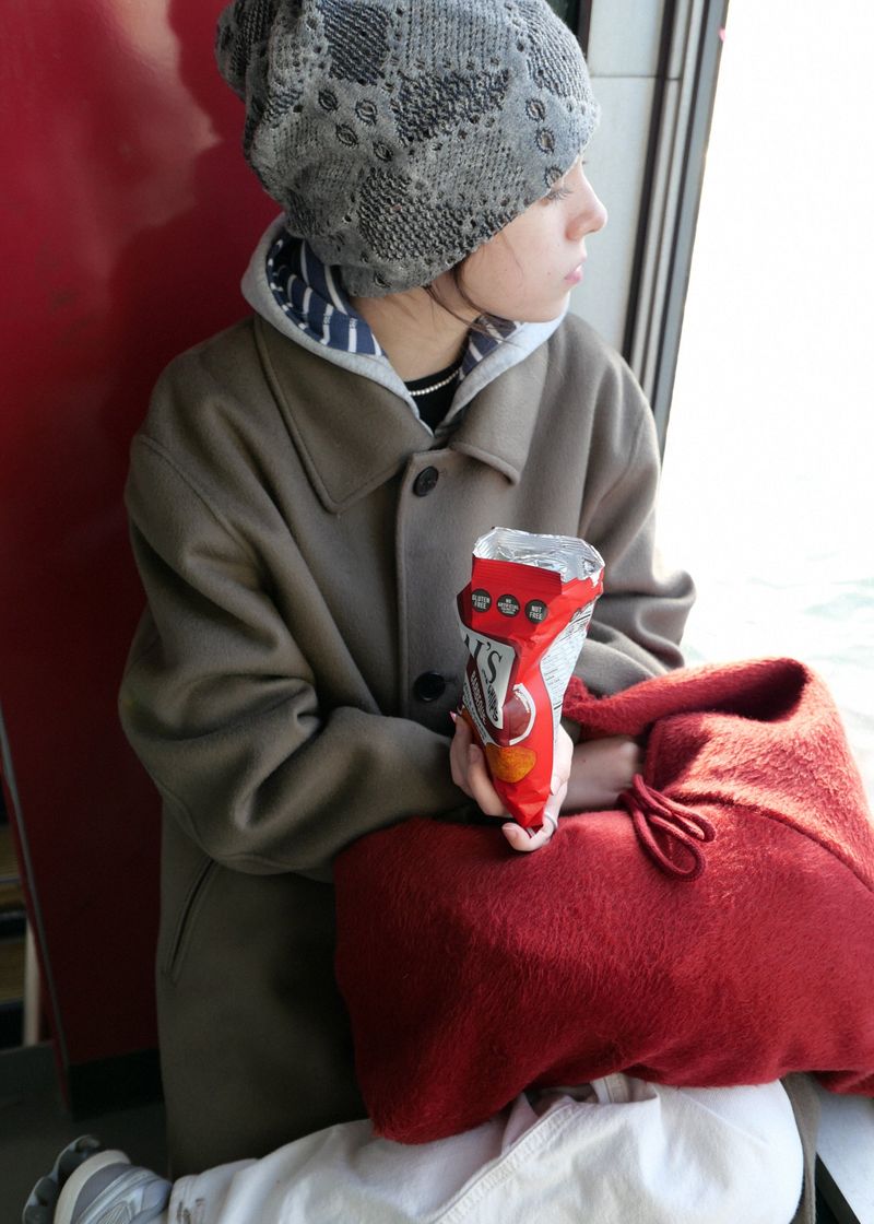 Jeanne Angora Fur Shoulder Bag_Red