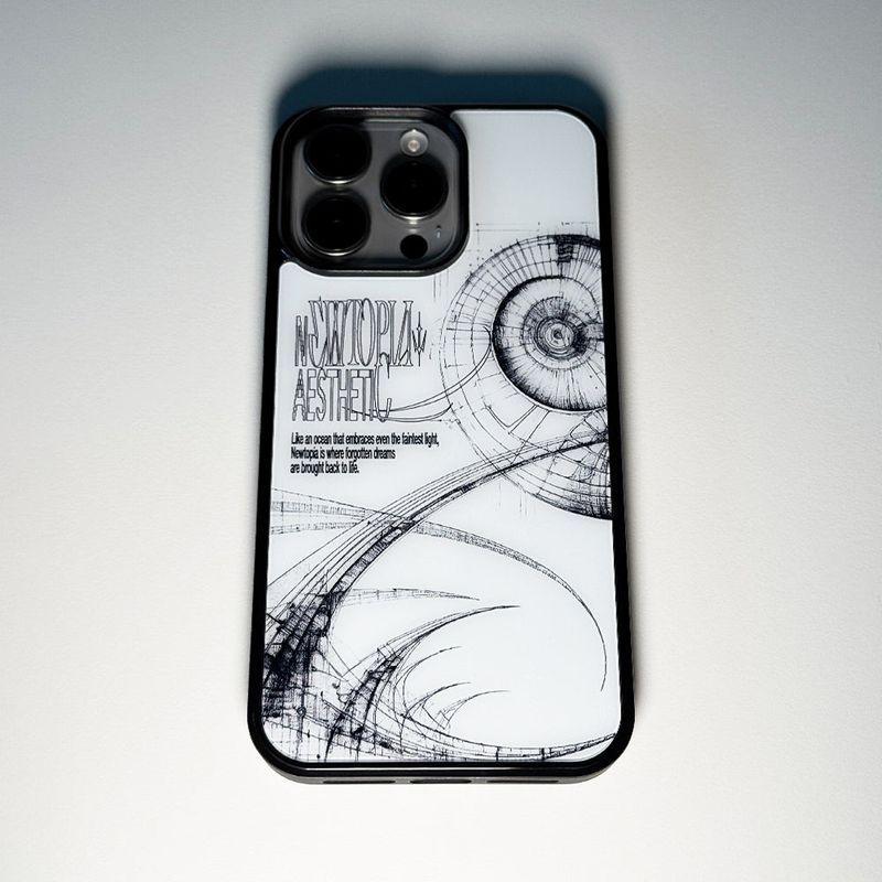 Newtopia Aesthetic Phone Case (Glass)