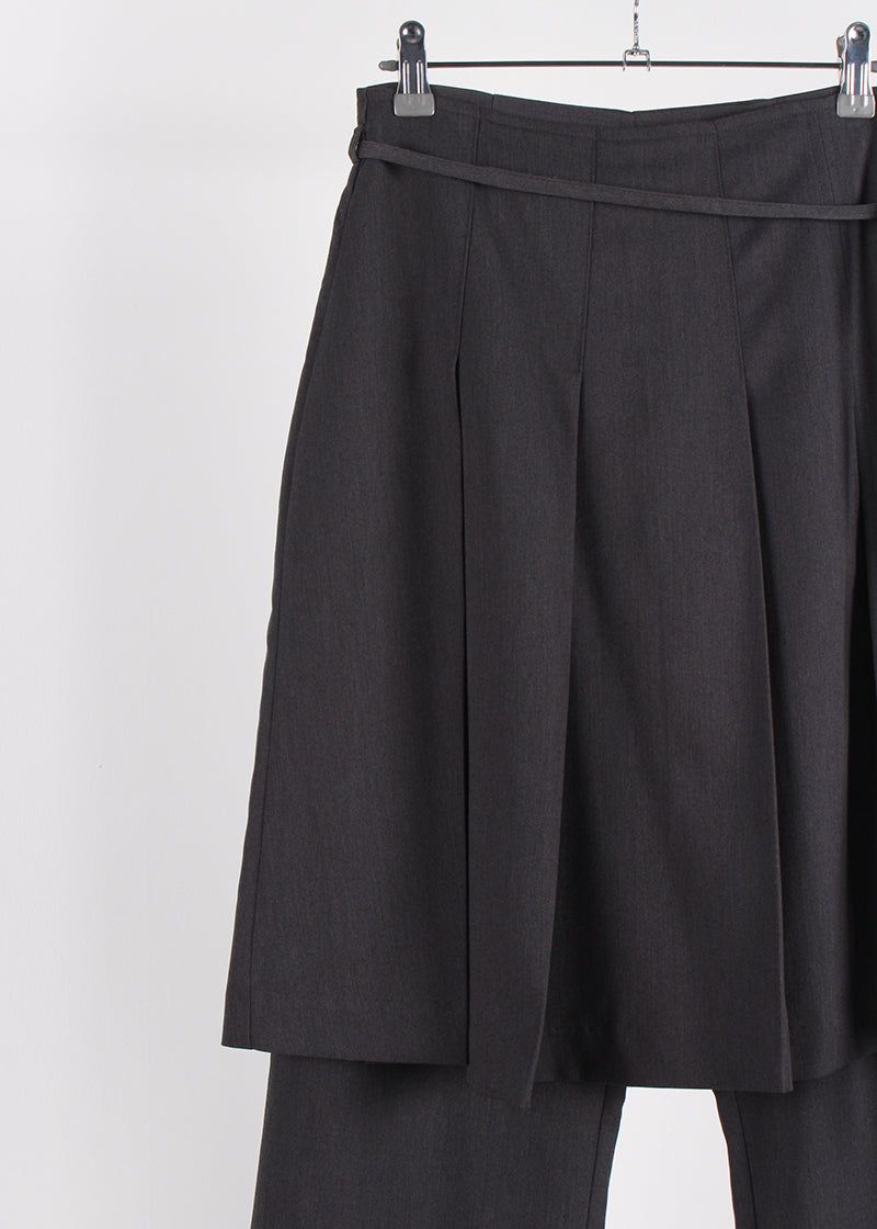 LAYERED SKIRT SLACKS