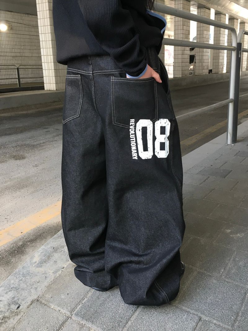 RITCORE(リットコア)の「08 Graphic Wide Raw Denim (2c)(Pants)」