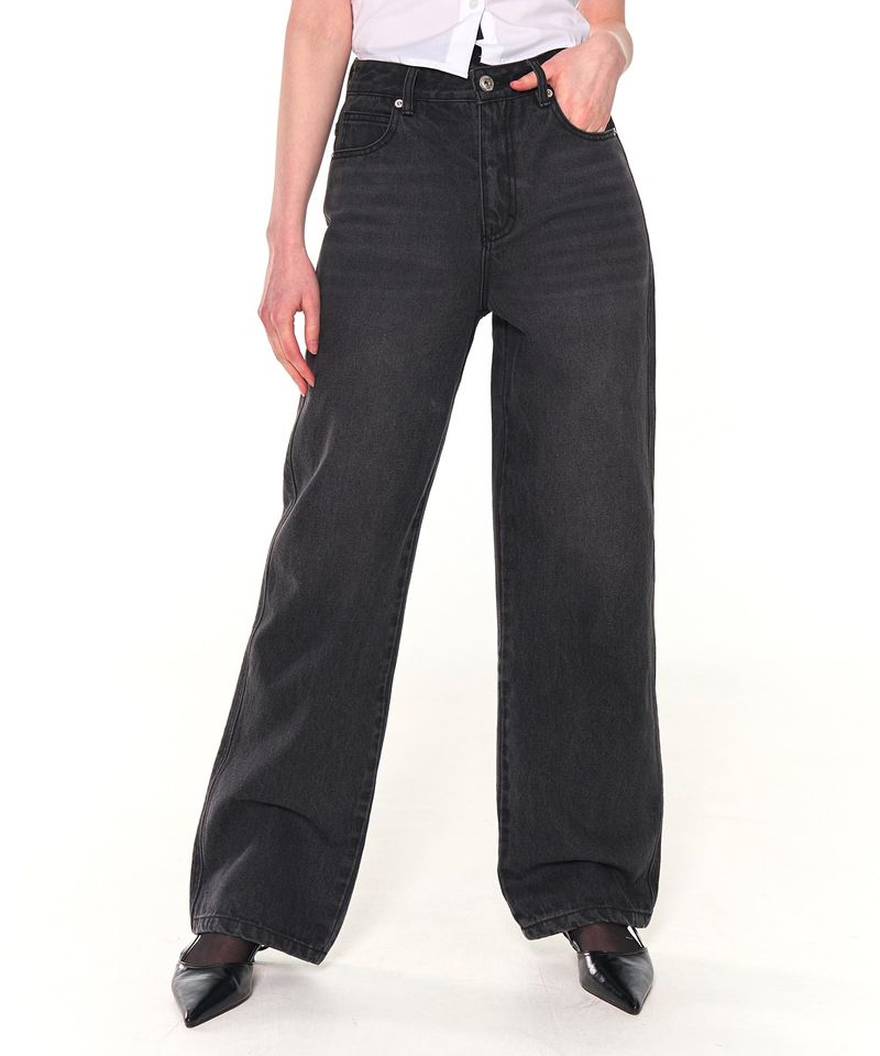 ZIZEMUSEUM（ジゼミュージアム）の「BASIC WIDE DENIM PANTS (GRAY)（Pants）」