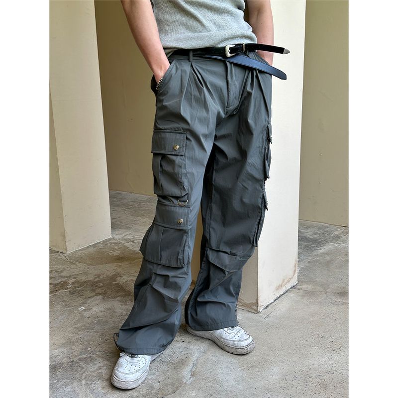 [S/S] Nylon parachute cargo pants(2color)