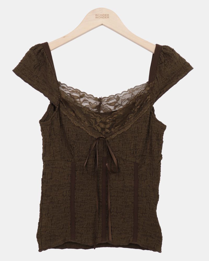 Pilen Lace Sleeveless Blouse