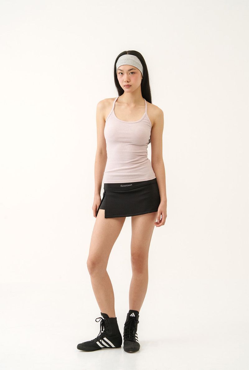 【即日発送】Athletic slit skirt - black
