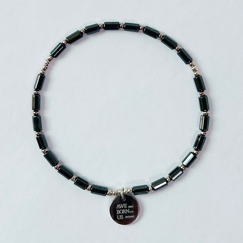 AWE BORN US（アボンアス）の「GEM STONE HEMATITE BRACELET（Accessories）」