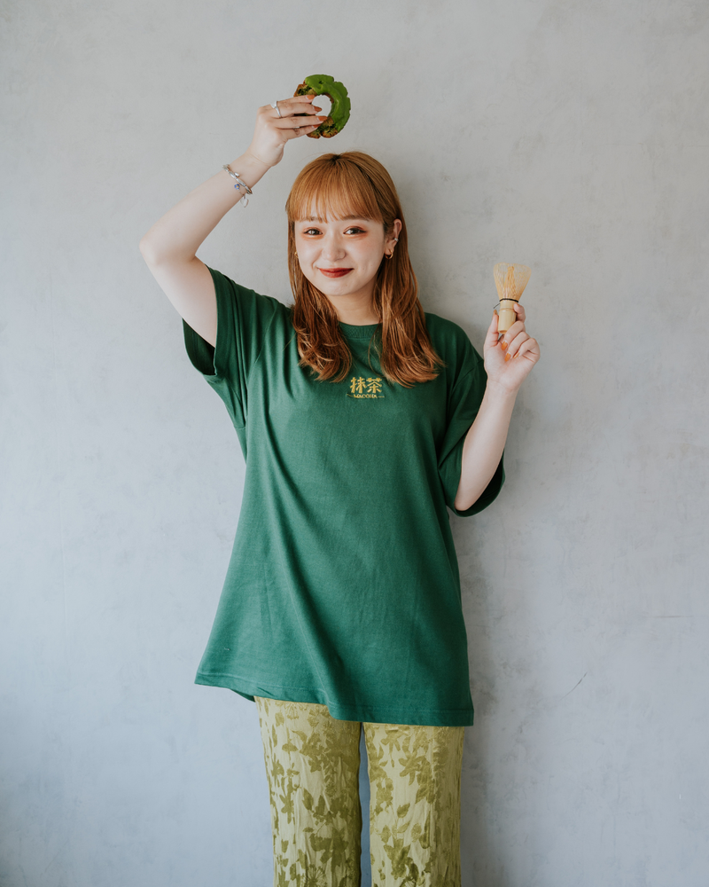 ふくだ抹茶刺繍Tshirt