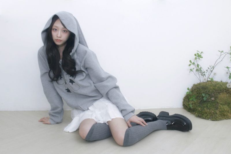 Levit Two-Way Hooded Zip-Up 2color 