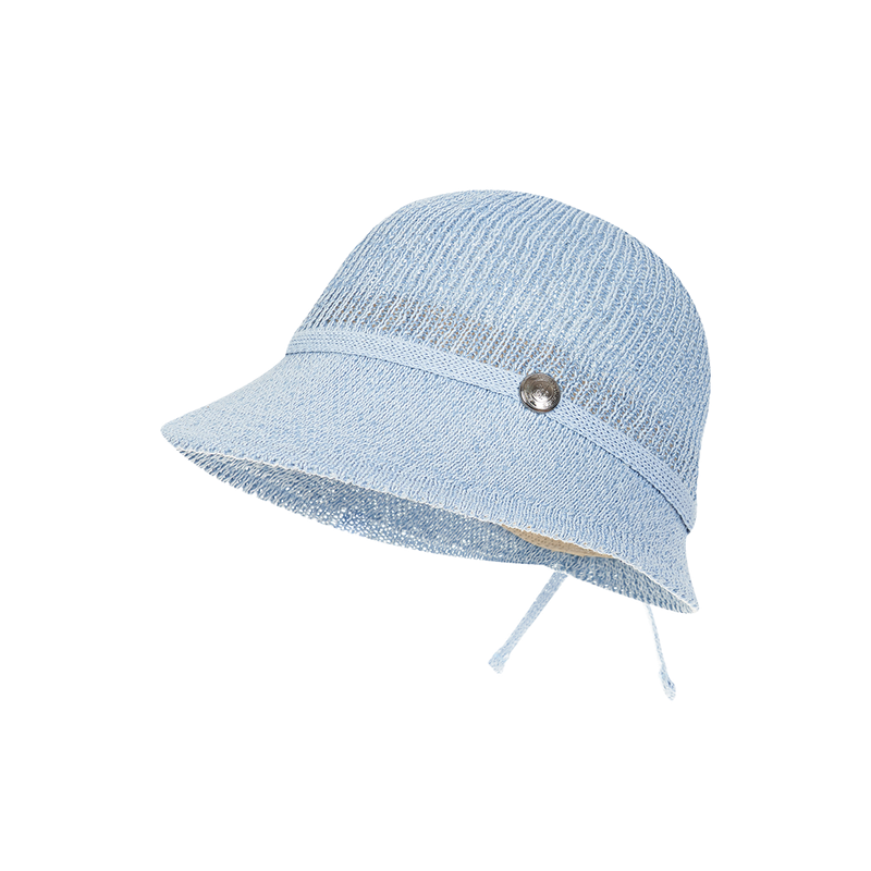 バンドペーパーニット ボンネットハット (Sky Blue)