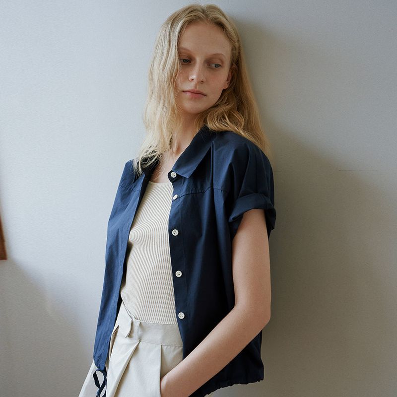 String cotton blouse